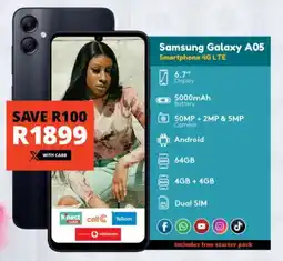 Checkers Samsung Galaxy A05 Smartphone 4G LTE offer