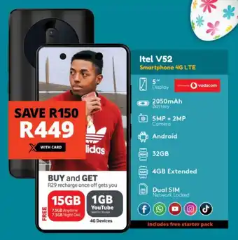 Checkers Itel V52 Smartphone 4G LTE offer