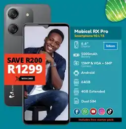 Checkers Mobicel RX Pro Smartphone 4G LTE offer