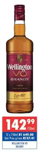 Ultra Liquors Wellington vo brandy offer