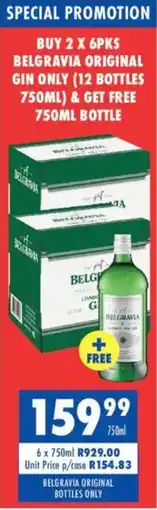 Ultra Liquors Belgravia original bottles only offer