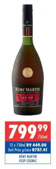 Ultra Liquors Rémy martin vsop cognac offer