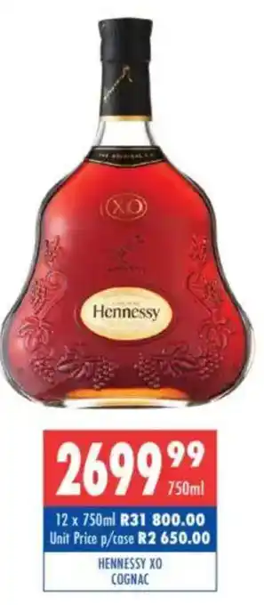 Ultra Liquors Hennessy xo cognac offer