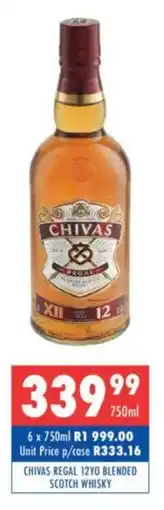 Ultra Liquors Chivas regal 12yo blended scotch whisky offer