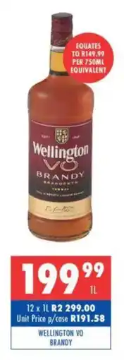 Ultra Liquors Wellington vo brandy offer