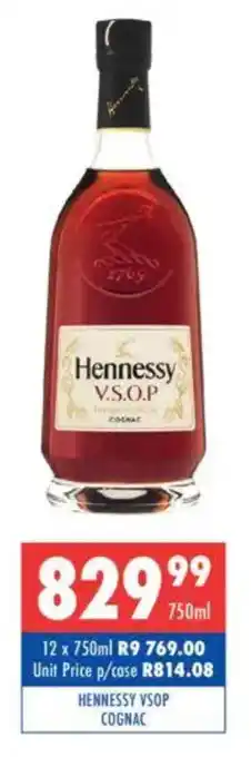 Ultra Liquors Hennessy vsop cognac offer