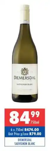 Ultra Liquors Diemersdal sauvignon blanc offer