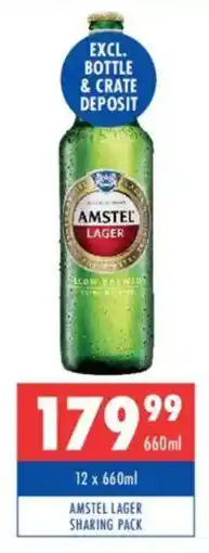 Ultra Liquors Amstel lager sharing pack offer