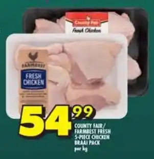 Shoprite County fair/ farmbest fresh chicken braai pack offer