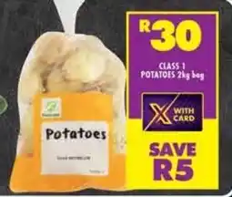 Shoprite Class 1 potatoes offer