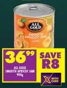 Shoprite All gold smooth apricot jam offer