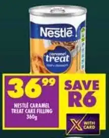 Shoprite Nestle caramel treat cake filling offer