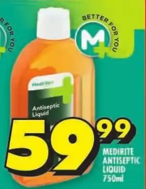 Shoprite Medirite antiseptic liquid offer