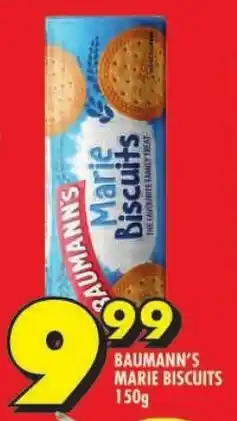 Shoprite Baumann's marie biscuits offer