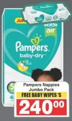 Frontline Pampers Nappies Jumbo Pack offer