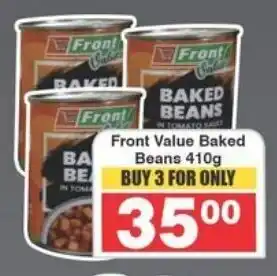 Frontline Front Value Baked Beans offer