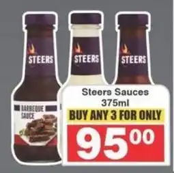 Frontline Steers Sauces offer