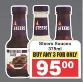 Frontline Steers Sauces offer