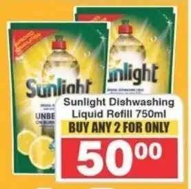 Frontline Sunlight Dishwashing Liquid Refill offer