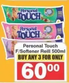 Frontline Personal Touch F/Softener Refill offer