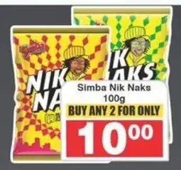 Frontline Simba Nik Naks offer