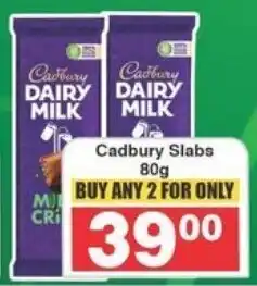 Frontline Cadbury Slabs offer