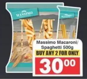 Frontline Massimo Macaroni/ Spaghetti offer