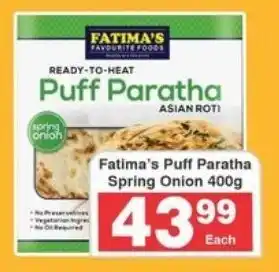 Frontline Fatima's Puff Paratha Spring Onion offer