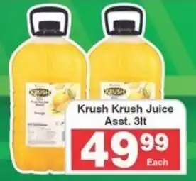 Frontline Krush Krush Juice Asst. offer