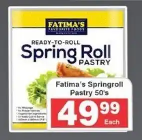 Frontline Fatima's Springroll Pastry offer