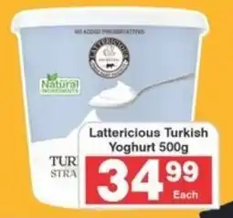 Frontline Lattericious Turkish Yoghurt offer