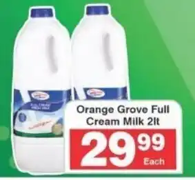 Frontline Orange Grove Full Cream Milk offer