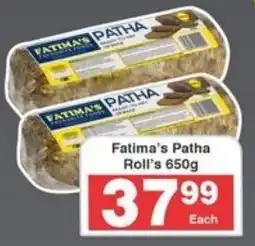 Frontline Fatima's Patha Roll's offer