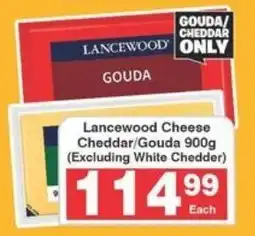 Frontline Lancewood Cheese Cheddar/Gouda (Excluding White Chedder) offer