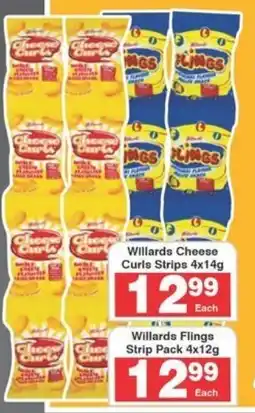 Frontline Willards Cheese Curls Strips offer