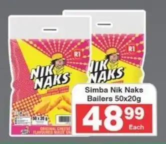 Frontline Simba Nik Naks Bailers offer