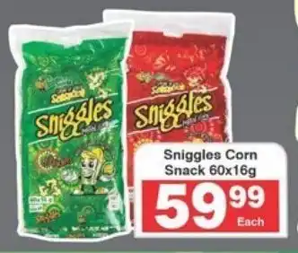 Frontline Sniggles Corn Snack offer