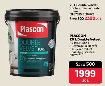 Makro PLASCON Double Velvet offer