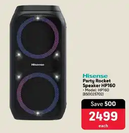 Makro Hisense Party Rocket Speaker HP160 offer