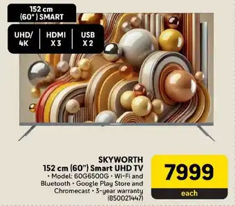 Makro SKYWORTH 152 cm (60") Smart UHD TV offer