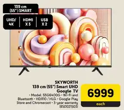 Makro SKYWORTH 139 cm (55") Smart UHD Google TV offer