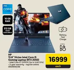 Makro HP 15.6" Victus Intel Core i5 Gaming Laptop (RTX 2050) offer