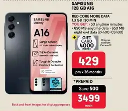 Makro SAMSUNG 128 GB A16 offer