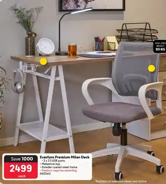 Makro Everfurn Premium Milan Desk offer