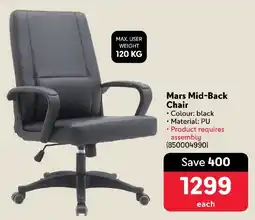 Makro Mars Mid-Back Chair offer