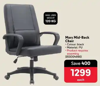 Makro Mars Mid-Back Chair offer