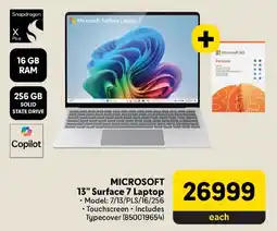 Makro MICROSOFT 13" Surface 7 Laptop offer