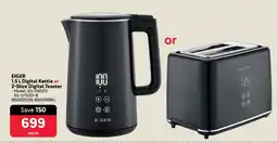 Makro EIGER Digital Kettle or 2-Slice Digital Toaster offer