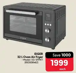 Makro EIGER Oven Air Fryer offer