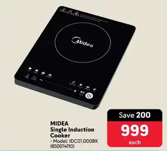 Makro MIDEA Single Induction Cooker offer